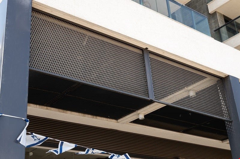 רשתות אקספנדד / רשתות אלומיניום חזיתיות מבית אלוקל - תקריב