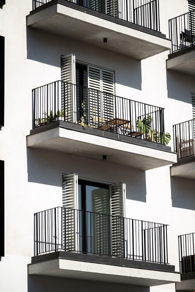 תריסי הזזה אלומיניום - פרויקט סלמה תל אביב 3