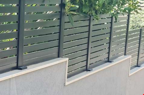 גדר אלומיניום 70*20