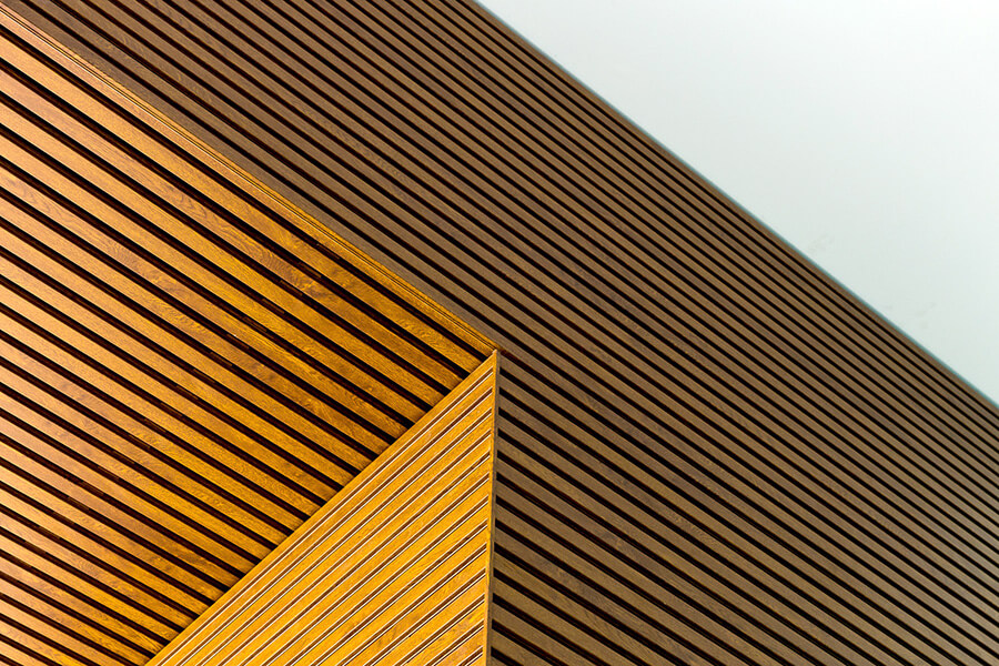 סרגלי אלומיניום דמוי עץ