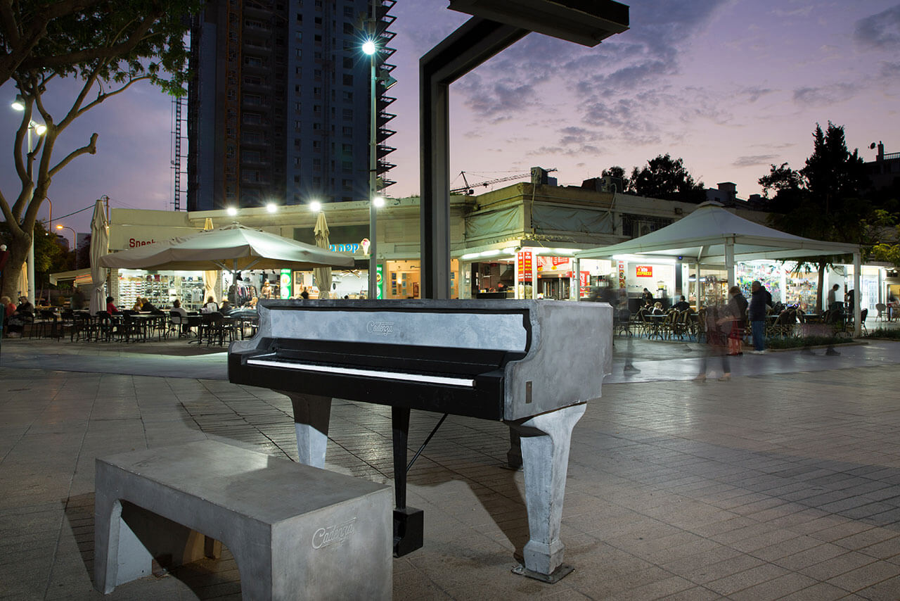 עיצוב אורבני מבטון אדריכלי 