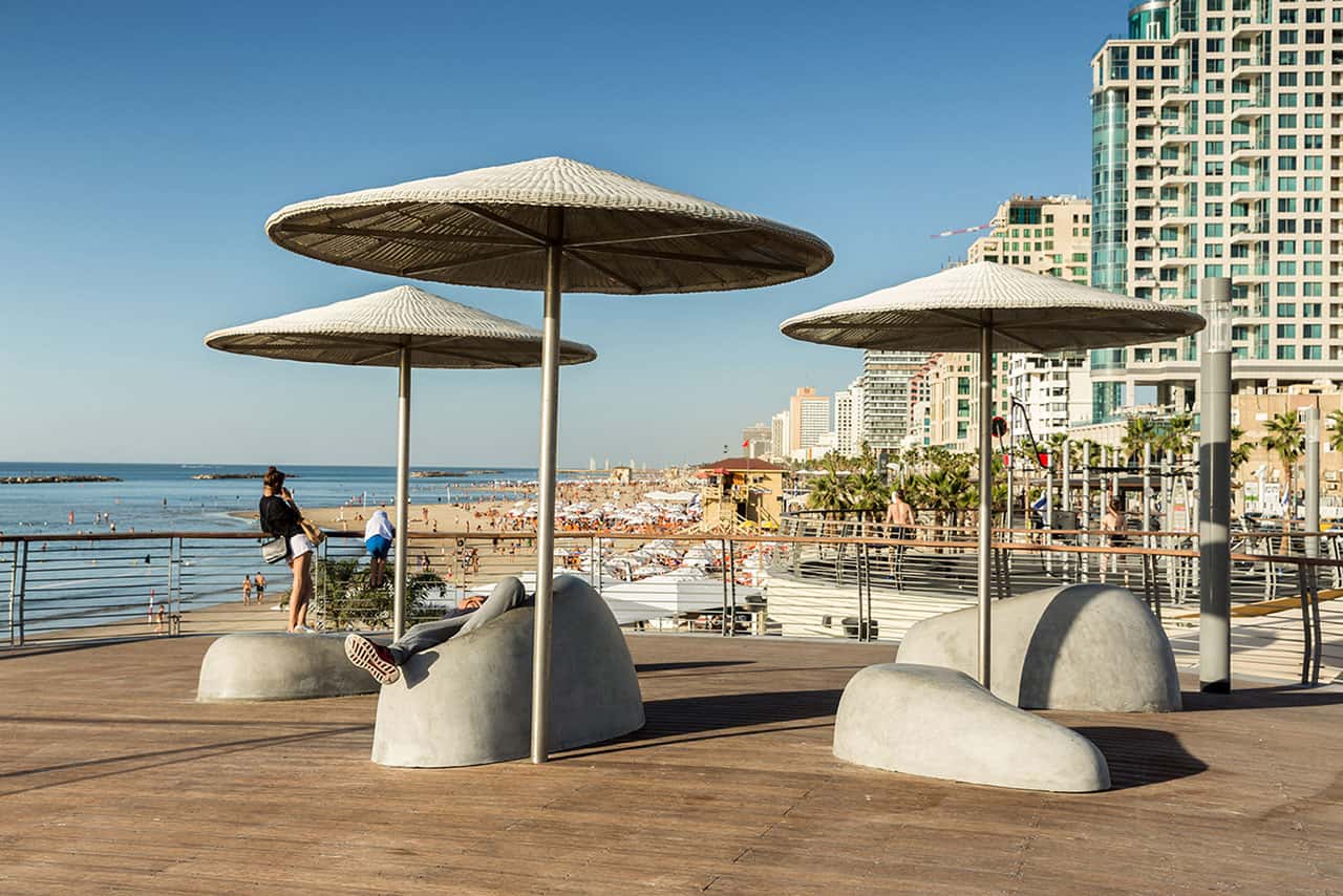 ספסלי בטון אדריכלי