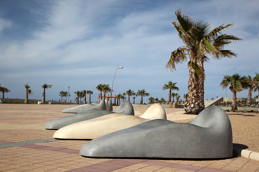 ספסלים מבטון